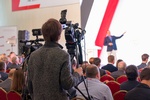 Cameraman Recording a Corporate Function - Video Production Victoria by Lumera Productions Inc. 